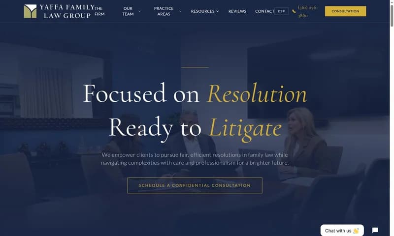 Yaffa Family Law Group website
